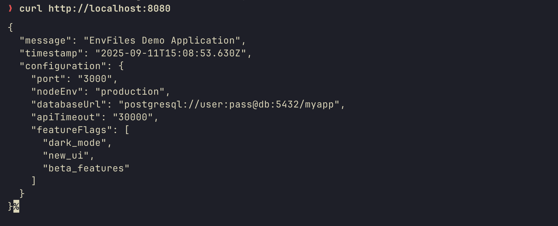 Application Response